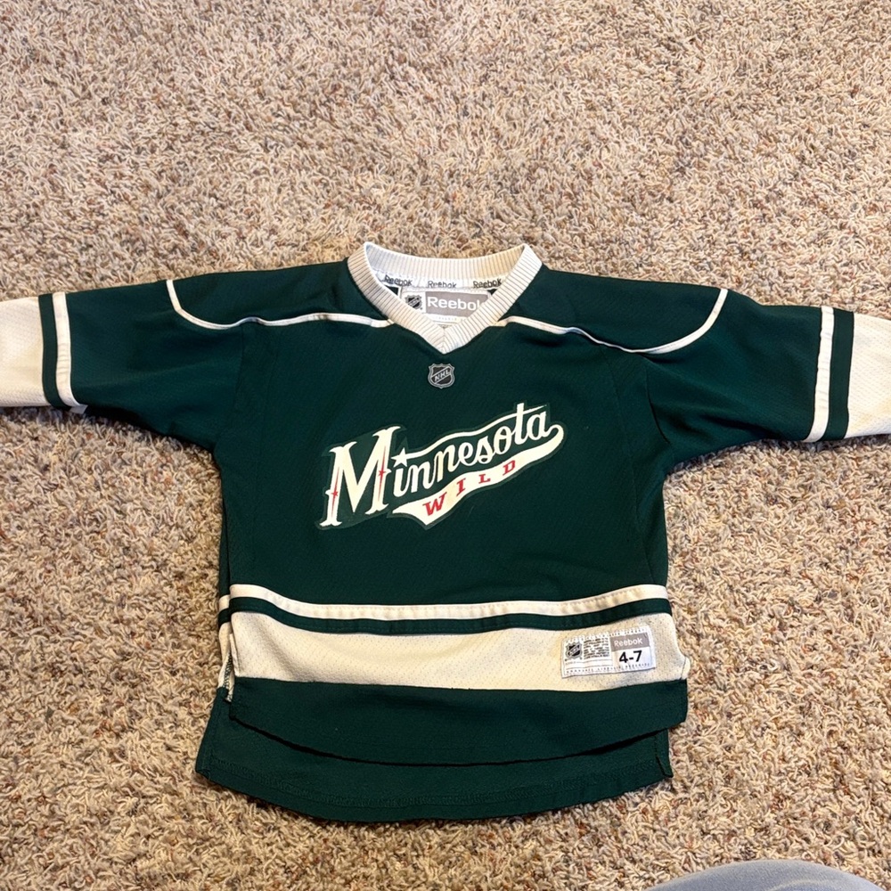 Reebok Kids Minnesota Wild Jersey